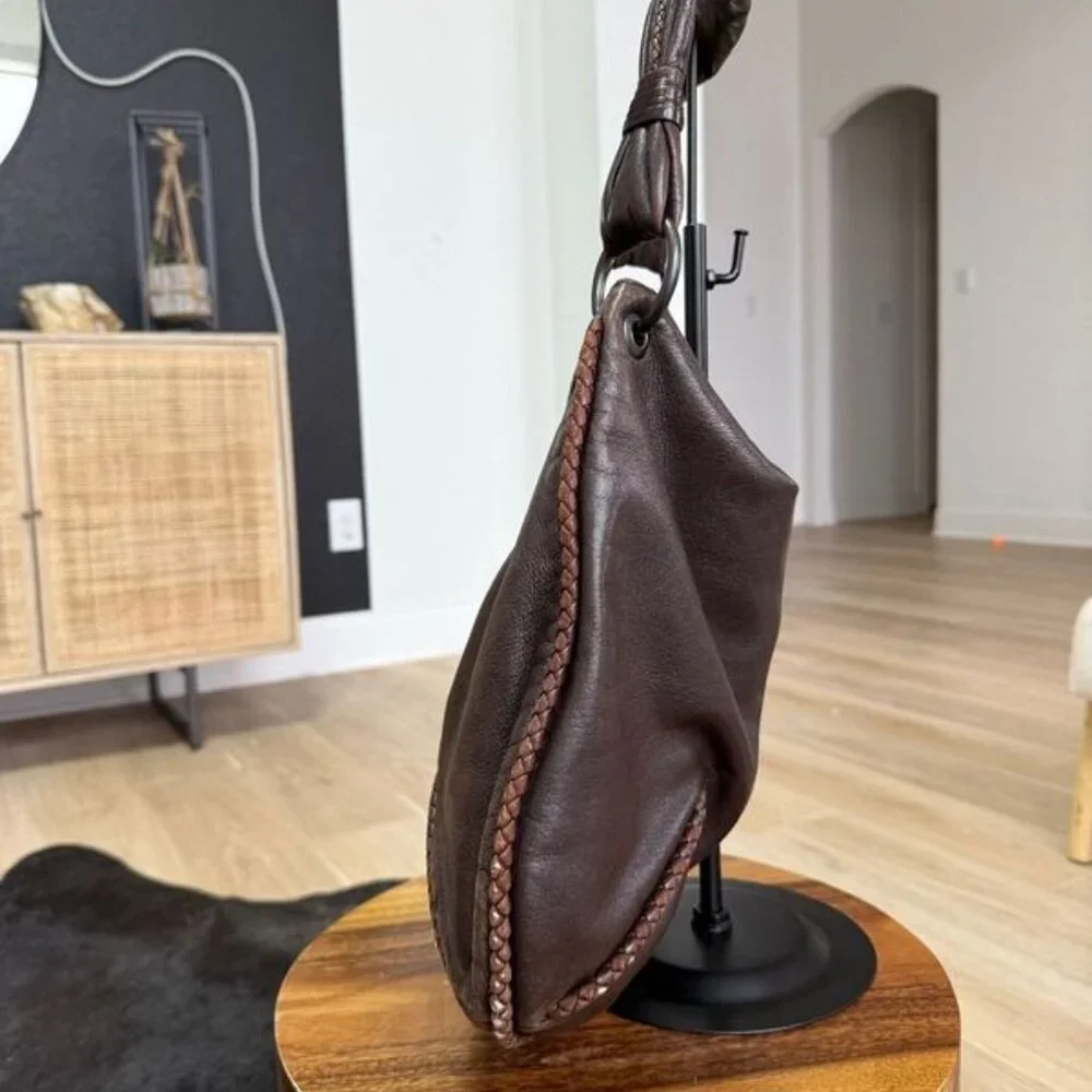 Brown Bottega Veneta Nappa Leather Hobo Bag
